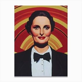 Beatrice Straight Illustration Movies Canvas Print