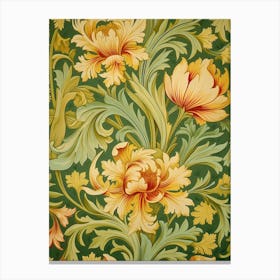 Floral Wallpaper Pattern Canvas Print