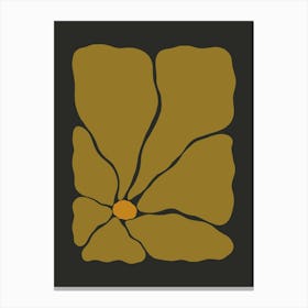 Autumn Flower 03 - Spruce Canvas Print