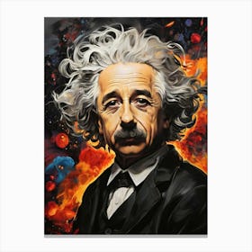 Albert Einstein 9 Canvas Print