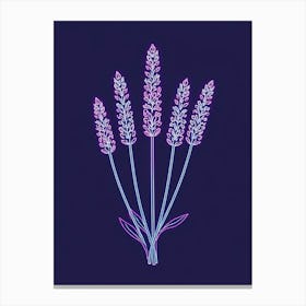 Lavender Flowers On A Dark Background Leinwandbild