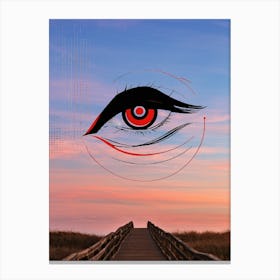 Ojo En El Cielo Canvas Print