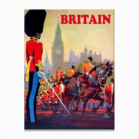 London, Royal Procession Canvas Print