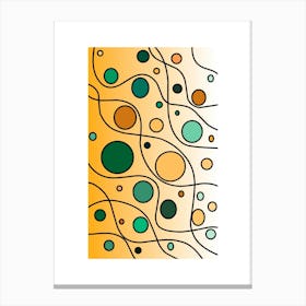 Abstract Circles 1 Toile