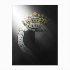 Burgos Cf Spain Football Poster Canvas Print