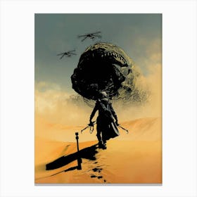 dune movie 10 Canvas Print