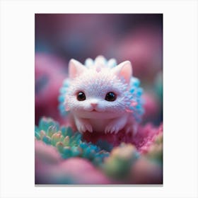 Hedgehog painting for decoration Canvas Print