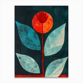 Red Flower 4 Canvas Print