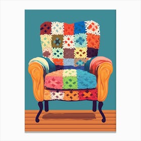Nans Corchet Chair  Canvas Print