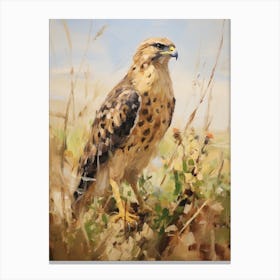 Bird Painting Falcon 6 Canvas Print