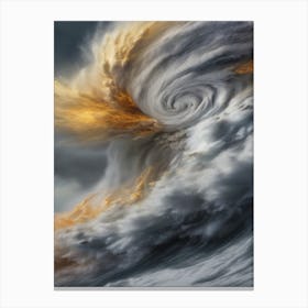 Lava Wind Storm Canvas Print