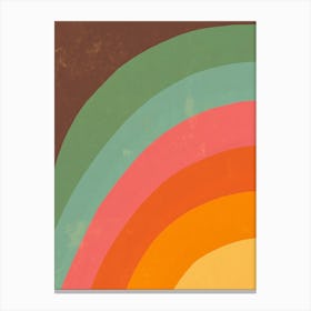 Vintage Rainbow Canvas Print
