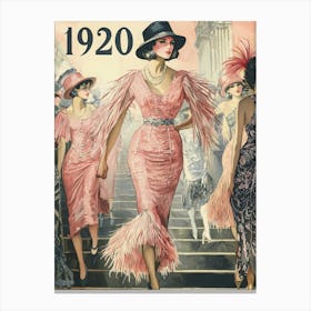 Aihrgdesign A Vintage Poster For A Parisian Fashion Show In 1 Ce2f4d45 A9a5 4f01 B45a 6555ecd49e2e 3 Stampe su tela