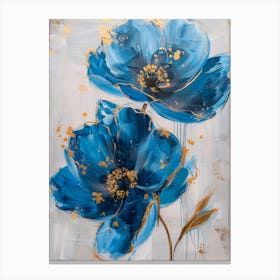 Blue Poppy 2 Canvas Print