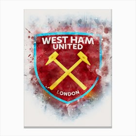 West Ham United Fc Painting Canvas Print