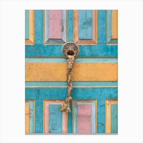 Colorful Tibetan Door Canvas Print