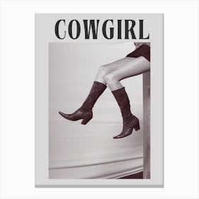 cowgirl Canvas Print