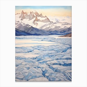 Los Glaciares National Park Argentina 1 Canvas Print