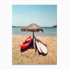 Aegean Beach Canvas Print