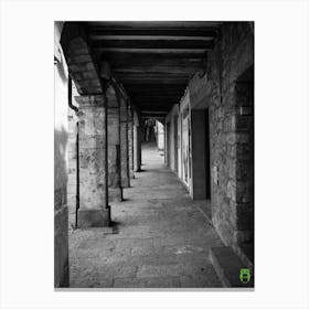 Street in black and white 20210101 80ppub Canvas Print