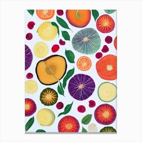 Hubbard Squash 2 Marker vegetable Canvas Print