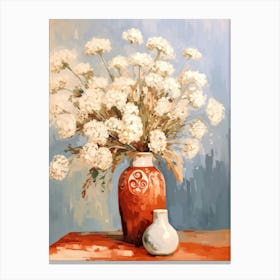 Queen Anne S Lace Flower Still Life Painting 2 Dreamy Canvas Print