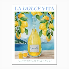 Limoncello Italy Canvas Print