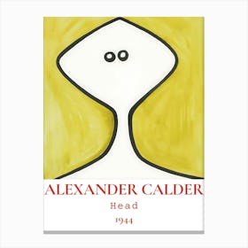 Alexander Calder Head 1 Canvas Print