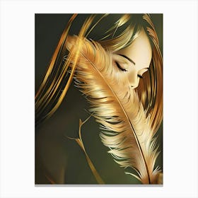 Feather Feather Feather Canvas Print