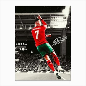 Cristiano Ronaldo Portugal 3 Canvas Print