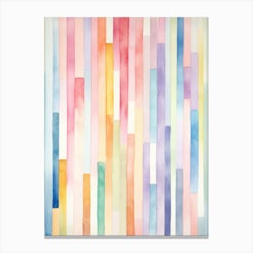 Rainbow Stripes Canvas Print