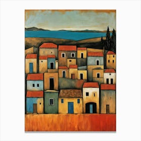 Greece Village 3 Canvas Print