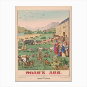 Noah's Ark Vintage Canvas Print