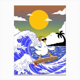 Kanagawa Surf Canvas Print