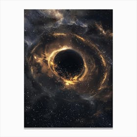 Black Hole In Space 3 Canvas Print