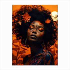 Afro-American Woman 5 Canvas Print