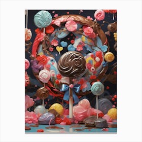 Lollipops Canvas Print