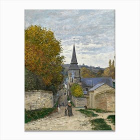 Claude Monet - A Street Scene Canvas Print