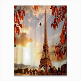 Paris Eiffel Tower 22 Canvas Print