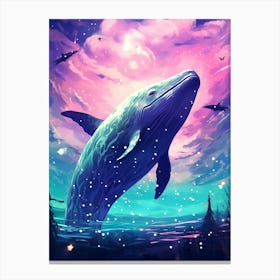 Whale In The Sky 1 Canvas Print