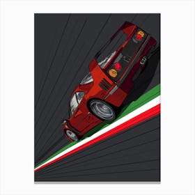 Car Ferrari F40 Italia Canvas Print