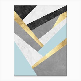 Geometric textures composition 3 Canvas Print