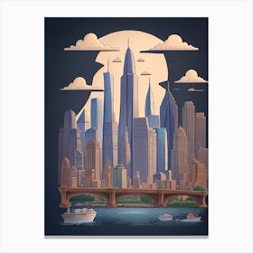 New York City Skyline Canvas Print