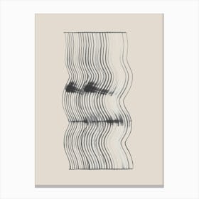 'Wavy Lines' 1 Canvas Print