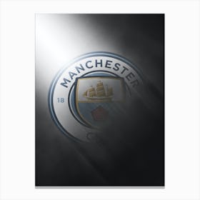 Manchester City Football Poster Canvas Print