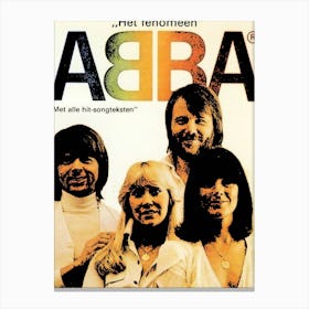 Abba band music 2 Canvas Print