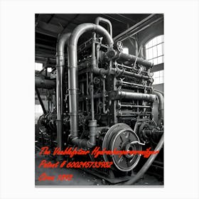 The Mythical Veeblefetzer Machine- Reimagined 8 Canvas Print