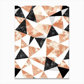 Abstract Triangles 1 Canvas Print