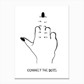 Connect The Dots Canvas Print