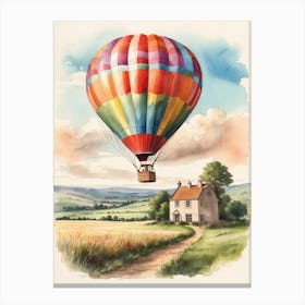 Hot Air Balloon Canvas Print